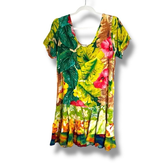 Jams World 50 Years Floral Mini Dress Florabunda Size Large - Picture 7 of 7